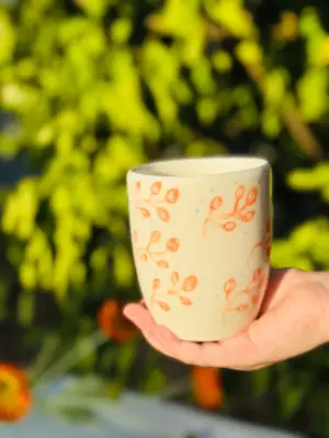 Romance Mug - el yapımı seramik