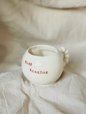 Best teacher fincan - el yapımı seramik, görsel 2