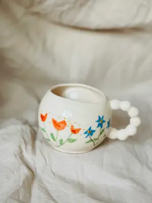 Sheep Mug - el yapımı seramik, görsel 2