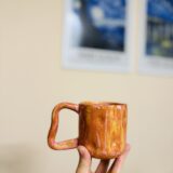 Amber Mug - el yapımı seramik, görsel 2