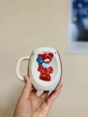 Tatlı Ayıcık Mug - el yapımı seramik
