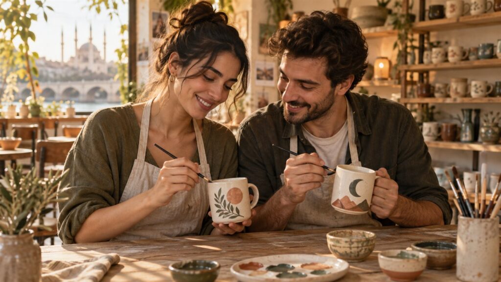 Adana'da çiftler için seramik workshop deneyimi